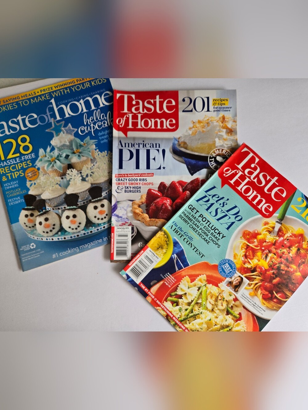 Taste Of Home Magazine Lot Holiday American Pasta Cookbook Recipes